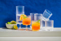 Mesa Premium Plastic Drinkware Tumbler/Double Old Fashioned, 15 Ounce, Clear, (Set of 6)