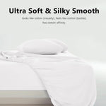 King Size 4 Piece Sheet Set - Hotel Luxury Bedding for King Size Bed - Soft and Breathable Bed Sheets Set - Deep Pocket Sheets,Wrinkle & Fade Resistant(King, White)