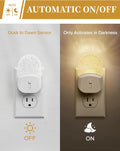 LED Night Light, Baby Night Lights [2 Pack], Plug in Night Light with Auto Dusk to Dawn Sensor, Adjustable Brightness Nightlight for Kids, Bathroom, Bedroom, Nursery Room, Soft White 3000K