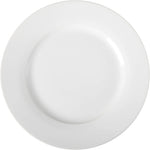 6-Piece White Dinner Plate Set, Microwave and Dishwasher Safe for Everyday Use, 10.5 Inches