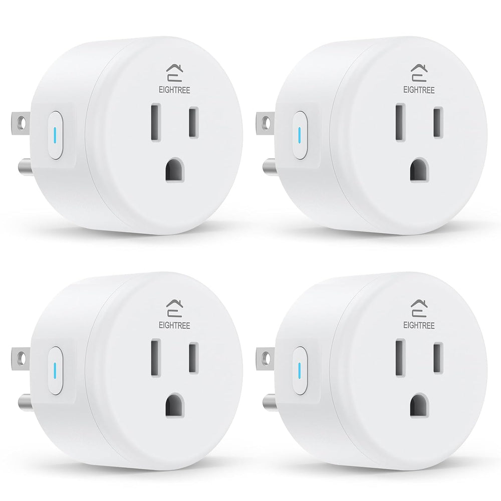 Smart Plug, Wifi Outlet Works with Alexa & Google Home, Smart Home Socket with Remote Control & Timer Function, 2.4Ghz Wifi Only, 4 Packs