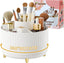 360Â° Rotate Makeup Brush Holder Organizer, Makeup Organizers Countertop, Makeup Organization and Skincare Storage for Vanity, Desktop, Bathroom (White)