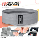 Resistance Bands for Working Out: 3-Set Professional Exercise Bands for Pilates, Yoga, Home Gym, Booty, Leg Training | Heavy/Medium/Light Fabric Loops for Women Men