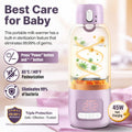 Portable Bottle Warmer for Travel,Fast Heating Milk Warmer on the Go,17 OZ Water Warmer for Breast Milk, Formula,Water,Temp Control 98Â°F -212Â°F,Baby Essentials for Outdoor Airplane Car Journey