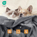 Waterproof Pet Blanket, Liquid Pee Proof Dog Blanket for Sofa Bed Couch, Reversible Sherpa Fleece Furniture Protector Cover for Small Medium Large Dogs Cats, Dark Gray Smallï¼ˆ40" X 28"ï¼‰