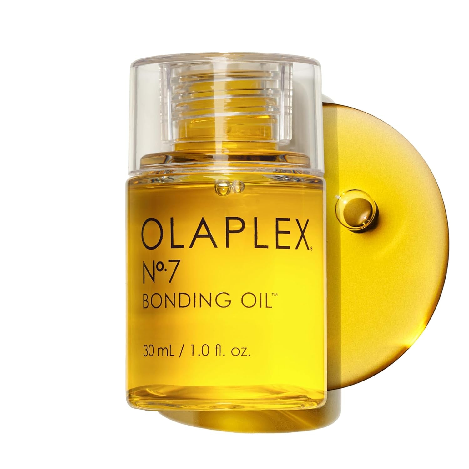 No. 7 Bonding Oil, Concentrated High Shine Oil, Heat Protectant, Visibly Smooths & Softens Hair, Added Color Vibrancy, up to 72 Hour Frizz Control, for All Hair Types, 1 Fl Oz