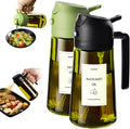 - Original 16Oz/470Ml Olive Oil Dispenser Bottle for Kitchen Gadgets and Air Fryer Accessories - Olive Oil Sprayer for Cooking W/Stickers - Black&Green