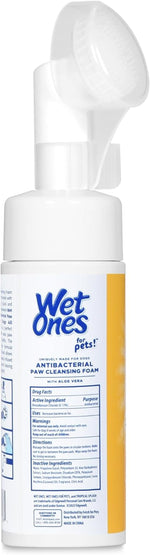 for Pets Antibacterial Dog Paw Cleaner with Built-In Scrubber Brush, Tropical Splash Scent - Foaming Cleanser for Dog Paws - Paw Washer & Grooming Care, 5 Ounce