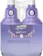 Wetjet Multi-Purpose Floor Cleaner Solution with Febreze Refill, Hardwood Floor Cleaner, Lavender Scent, 1.25 Liter -42.2 Fl Oz (Pack of 2)