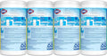 Disinfecting Cleaning Wipes for Spring Cleaning & Allergy Season, Bleach Free, Fresh Scent and Crisp Lemon, 75 Count Each, Pack of 4