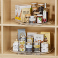 Lazy Susan Organizer 14.56''X11'' for Refrigerator Organizers and Storage Fridge Organization, Turntable Condiment Organizer for Kitchen, Table Top, Cabinet, Pantry, Countertop, 1 Pack