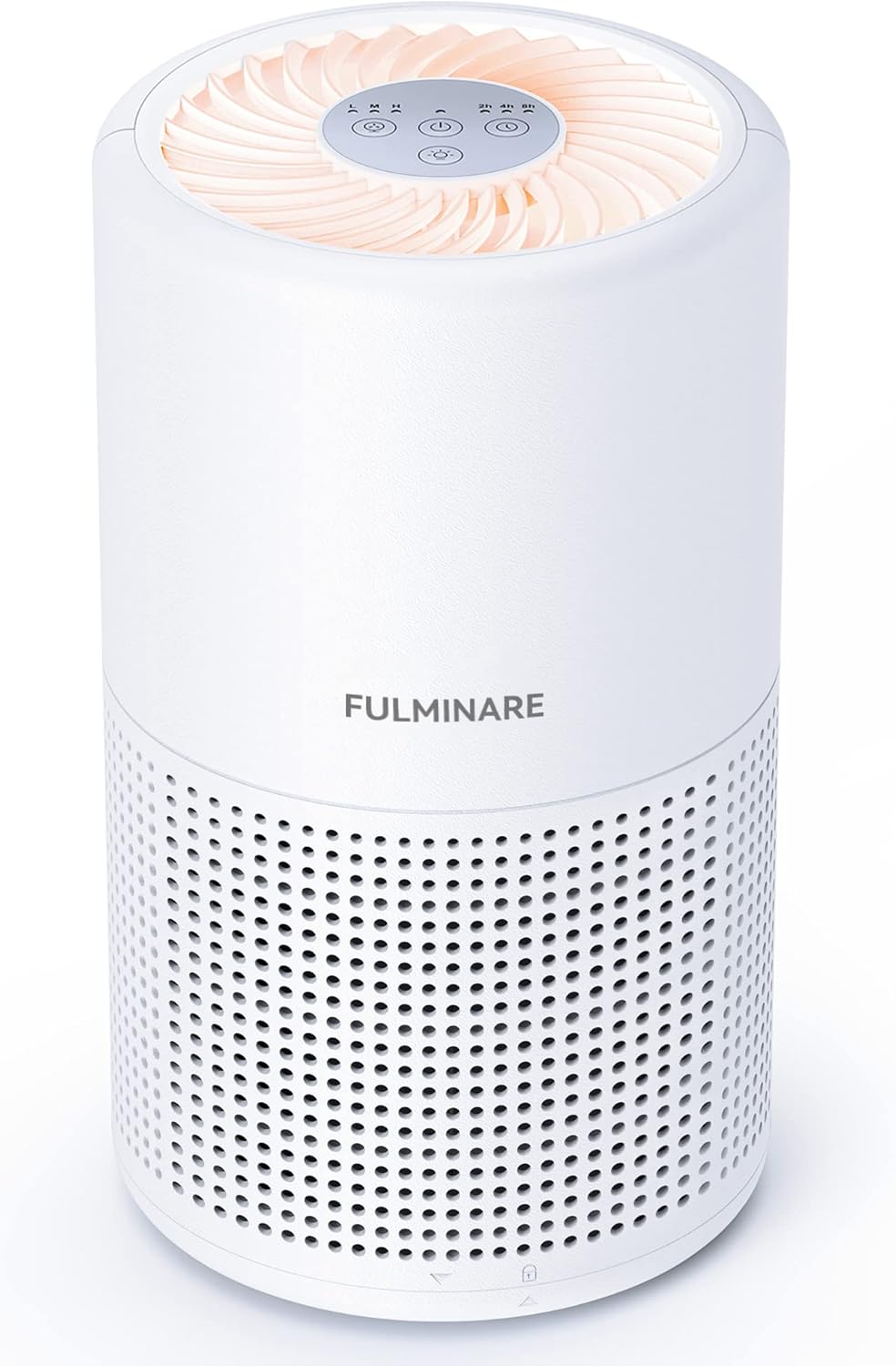 Air Purifier for Home Allergies Pet Hair in Bedroom, Covers up to 1073 Ft² by 56W High Torque Motor, AHAM VERIFIDE, 3-In-1 Filter with HEPA Sleep Mode, Remove Dust Smoke Odor, Core300-P, White