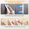 10.2Inch under Cabinet Lighting Rechargeable 2 Pack- 3 Color Temps&5 Level Brightness, Super Bright, 4 Modes, Motion Sensor, Long Lasting - Easy Installation Magnetic under Closet Lights