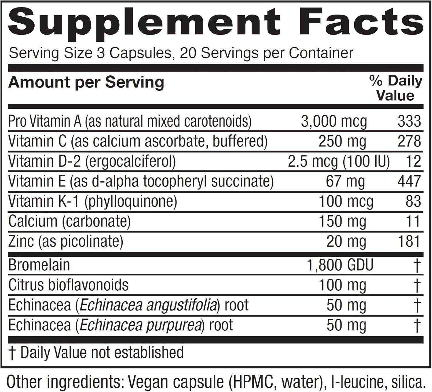 Opti-Recovery, Pre & Post Surgery Support, Wound Care, BBL, Tummy Tuck, C Section & Postpartum Vitamin Essentials Healing Support, Scar, Shoulder, Hysterectomy, Breast & Lipo, Vegan, 60 Caps