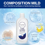 Multi-Surface Floor Cleaning Solution Compatible with Tineco Vacuum Mop, Cleaner Refill for All Mopping Robot Vacuums and Cordless Wet/Dry Mops (4 Bottle Pack, Original)
