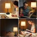 Rechargeable Table Lamp, 5000Mah Cordless Battery Operated Lamp, Stepless Dimming 2700K Warm White, Wireless Nightstand Lamp for Bedroom, Living Room, Dining Table, Counter, Desk