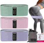 Booty Bands Set, Resistance Bands for Working Out, Exercise Bands for Women and Men Legs and Butt, Stretch Bands for Pilates, Yoga Starter Set