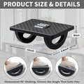 Foot Rest for under Desk at Work - Ergonomic Foot Stools for under Office Desk - Rocking Footrest with Roller Massager - Leg Rest for Chair, Computer Gaming -13" L X 9.6" W X 5" H
