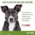 Dog Ear Cleaning Wipes â€“ Otic Cleanser for Dogs, Soothing Ear Care with Aloe Vera & Eucalyptus, Regular Wipes, 100 Count