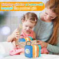 Busy Board for 1 2 3 Year Old - Montessori Travel Toy with Fine Motor Activities, Busy Cube Sensory Learning for Toddlers 1-3 - Perfect Baby Boy Girl Gift & Airplane Car Activity