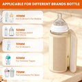 Portable Baby Bottle Warmer, Baby Milk Warmer, Rechargeable 8000Mah Battery, Breast Milk Warmer with Defrost Function, Compatible with All Baby Bottles Ideal for Home and Travel Use