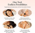 Stainless Steel Gua Sha Facial Tools - Guasha Tool for Face, Face Sculpting Tool, Neck Massager, Double Chin Reducer Gua Sha Tools, Lymphatic Drainage Massager, Facial Skin Care - Matte Black