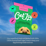 Freeze Dried 100% Beef Liver Dog Treats, 4Oz | Single Ingredient Organ Meat, High Protein Raw Dog Food Topper, Snack & Training Rewards | Grain Free, Gluten Free, Filler Free