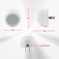LED Rotating Night Lights Plug into Wall Dusk to Dawn Sensor Home Decor Apartment Essentials Ambient Lighting Nightlight 40293 2 Pack
