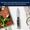 Statement Premium Quality 15-Piece Knife Block Set, Natural, Razor-Sharp, German Engineered Informed by 100+ Years of Mastery, Lightweight and Strong, Dishwasher Safe