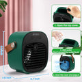 Portable Air Conditioner-5200Mah Rechargeable Personal Air Cooler with 3 Speeds Duration 5-10 Hrs, Quiet Mini Air Conditioner Fan, Desk Cooling Fan for Home, Bedroom, Travel, and Office