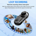 Mini Body Camera 1080P, 512G Thumb Action Camera Hands-Free Recording, Magnetic Vlogging Cam with 360° Rotate, Wearable Video Recorder for Cyclingtraveling/Motorcycle(Sd Card Not Included) Black