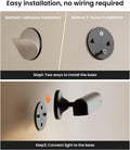 Rechargeable 7500Mah Battery Operated Wall Sconces for Bedroom,Led Wall Lights with Remote Control and Touch,360Â° Rotation,3 Colors Temperatures Dimmable Black Wall Lamps with 15 RGB Colors,2 Pack
