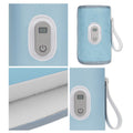 Rechargeable Bottle Warmer - Portable Milk Warmer, Fast Heating Bottle Warming for Breastmilk & Water | Precise Temperature Control, Digital Display for Travel, Mom & Dad, Home