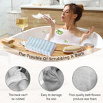 Exfoliating Shower Towel, 2026 New Soft Textured Exfoliating Bath Towel for Home,Soft Foldable Back Scrub Towels, Rich Foaming Body Washcloth, for Cleaning Body Skin (A)