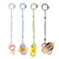 Toy Straps for Baby, Silicone Setpacifier Clip,Applies to Car Seat Toy,Teether Toy,High Chair,Stroller Accessories,Baby Toy Clips,Cribs,Rocking Chair