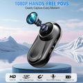 Mini Body Camera 1080P, 512G Thumb Action Camera Hands-Free Recording, Magnetic Vlogging Cam with 360° Rotate, Wearable Video Recorder for Cyclingtraveling/Motorcycle(Sd Card Not Included) Black