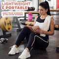 Workout Planner for Daily Fitness Tracking & Goals Setting - A5 Size, 6” X 8”, Peachy Pink - Improved Thicker Cover - Men & Women Personal Home & Gym Training Diary - Log Book - by