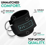 Ankle Strap for Cable Machine – Premium Padding and Comfort for Cable Exercise Machines, Cable Exercise Attachment for Home & Gym, Glute Workouts - Kickbacks, Leg Extensions, Hip Abductors