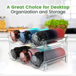 Water Bottle Organizer for Cabinet, Water Bottle Storage Organizer, 2 Packs Water