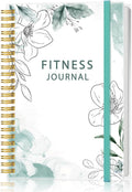 Fitness Journal for Women & Men - A5 Workout Journal/Planner Daily Exercise Log Book to Weight Loss, Gym, Muscle Gain, Bodybuilding Progress - Daily Personal Health & Wellness Tracker, Spiral-Bound,