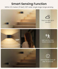 Motion Sensor Wall Light with Remote Control 3 Colors Wireless Wall Lamp LED Indoor up and down Wall Sconce 5000Mah Rechargeable Battery Powered Wall Lamps Brightness Adjustable, 2 Pack