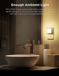 Night Lights Plug into Wall 2-Pack, 0.3W Plug in Night Light, Dusk to Dawn, 3000K Soft White, Bright Nightlight Auto-On/Off, for Adults Kids Room Bedroom Bathroom Hallway Kitchen, Non-Dim