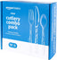 Disposable Clear Plastic Cutlery Set, Premium Quality, Strong, 192 Count, Large Combo Pack Forks, Spoons and Knives