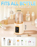 Bottle Warmer, Faster Heating Baby Milk Warmers for All Bottles with Accurate Temp Control Water Bath Tech and Auto Shut-Off, Bpa-Free Multifunctional Bottle Warmer for Breastmilk and Formula