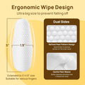 Ear Cleaner Wipes for Dogs & Cats, Vet-Recommended Dog Ear Infection Treatment to Relief Itching & Inflammation, Remove Wax, Dirt & Stop Smelly, Cleaning Deodorizing Wipes 50Ct(Unscented)