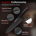 Knife Set,  15 Pieces Knife Sets for Kitchen with Block, Dishwasher Safe Kitchen Knife Set with Built in Sharpener Block, German Stainless Steel Kitchen Utensils Set
