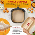 Air Fryer Paper Liners, 125Pcs Air Fryer Disposable Liners, Non-Stick and Oil Proof for Easy Cleanup, 8” Square for 5-8 Qt Basket by