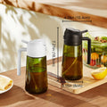 - Original 16Oz/470Ml Olive Oil Dispenser Bottle for Kitchen Gadgets and Air Fryer Accessories - Olive Oil Sprayer for Cooking W/Stickers - Black&Green