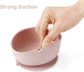 3 Pack Baby Bowls with Suction| Leak-Proof Stay Put Silicone Food Bowl with Lids for Babies Kids Toddlers Infants| Food Grade Soft Safe Bpa-Free Silicone (Pink Rose Linen)