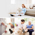 Unisex Non Slip Grip Socks with Cushion for Yoga Pilates Barre Home & Hospital